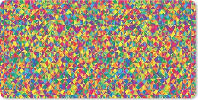 Produktbild von MuchoWow® Schreibtischunterlage Muster - Farben - Regenbogen - Abstrakt 80x40 cm - XXL Mauspad - Gaming Mauspad