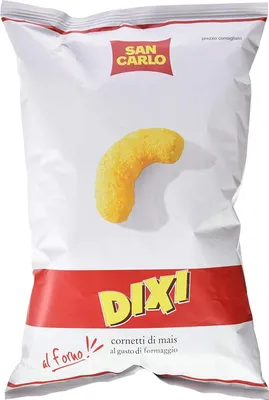 Produktbild von 10x San Carlo Dixi Maischips Patatine gesalzen 40g Käse Cheese crisp Käsechips