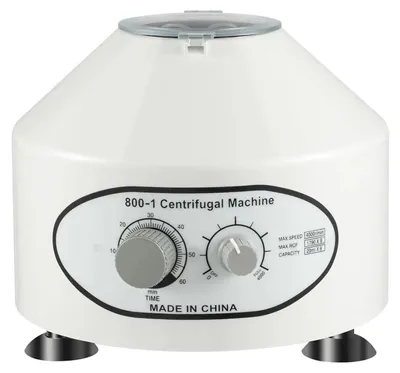 Immagine prodotto di Centrifuga da banco per laboratorio - 800-1 - 4000 giri/min - capacità 6 x 20 ml - timer 0–60 minuti - 220V 60Hz - potenza 25W