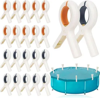 Produktbild von Schwimmbadklammern - 20 Stück, 13cm, für Decke und Bettwäsche