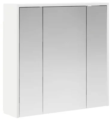 Image de Armoire Miroir de Salle de Bain Blanc 63,5 x 16 x 62,5 cm