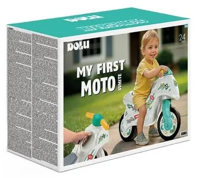 Produktbild von DOLU Motorrad-Rutscher Weiß-Grün 2626