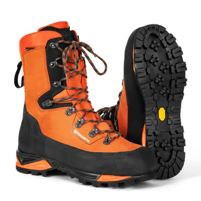 Immagine prodotto di Stivali protettivi in pelle Husqvarna con protezione per sega Tecnica 24m/s, scarpe di protezione dal taglio taglia 43