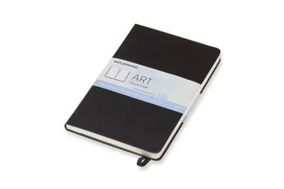 Produktbild von Moleskine Aquarell Notizbuch Large/A5, 200G-Aquarellpapier, Hard Cover, Schwarz