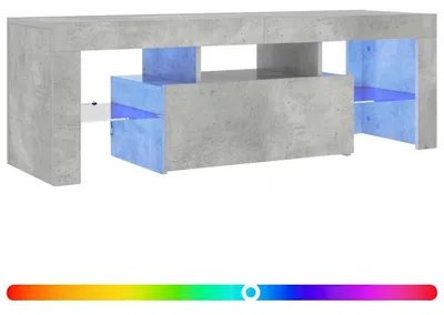 Produktbild von vidaXL TV-Schrank mit LED-Beleuchtung Betongrau 120x35x40 cm
