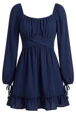 Image de Robe pour femmes DULCEY - bleu, taille XL