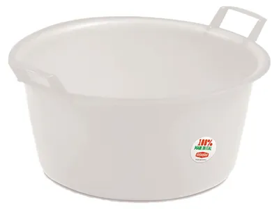 Productafbeelding van Bacinella Tonda Politene, diameter 40 cm, wit