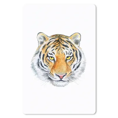 Produktbild von MuchoWow® Mauspad Mousepad Tiger - Augen - Kopf 18x27 cm - Mousepads - Maus Mat - Pad - Mausunterlage