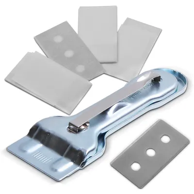 Produktbild von Glasschaber Spezialschaber + 5x Klingen für Backofen Kochfeld