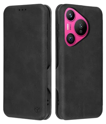 Produktbild von Techsuit Safe+ Book Wallet Klapphülle für Huawei Pura 70 - Schwarz