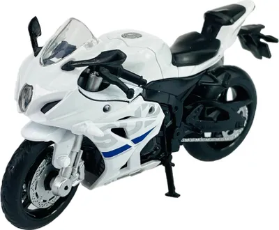 Produktbild von MSZ Suzuki GSX-R1000 Weiss 1:18 11,5cm Motorrad Neu im Kasten Die Cast Modell