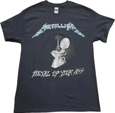Obrázek produktu pro Metallica Metal Up Your Ass Tričko s krátkým rukávem Black XL