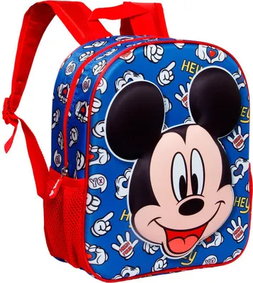Produktbild von Karactermania 02874 Disney Mickey Maus lächelnd 3D Rucksack (Vor-) Schule 31cm