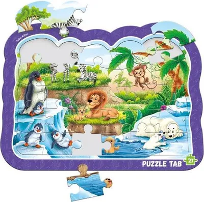 Immagine prodotto di Puzzle a cornice. Animali nello zoo