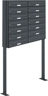 Produktbild von 13er Standbriefkasten Anlage Freistehend RAL 7016 - Anthrazit