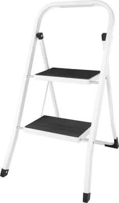 Produktbild von Famanu Klapptrittleiter - 2 Stufen - 900x470x30mm - Stahl