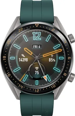 Produktbild von Huawei Watch GT Active Fitnessuhr, 1,39" AMOLED Touchscreen, GPS, Tracker, Herzfrequenz, 5 ATM wasserdicht, dunkelgrün