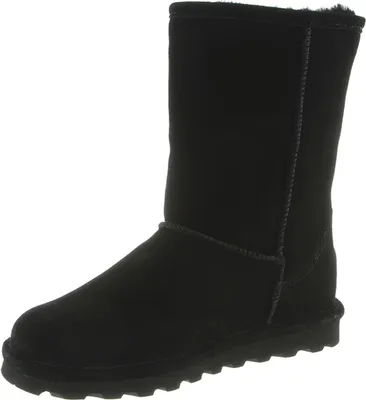 A single black boot is shown against a white background.