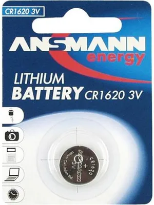 Produktbild von Ansmann Knopfzelle Batterie 3V Lithium CR 1620