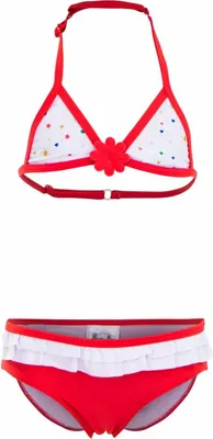 Produktbild von Peppa Wutz Badeanzug für Mädchen Buntes Outfit für den Pool oder Strand Weiße Rüschen 6 Jahre