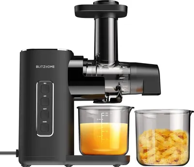 Zdjęcie produktu dla BH-JC01 – Wolnoobrotowa wyciskarka do soków na zimno – 2 prędkości – Cichy silnik – Pojemność 500–1000 ml – Moc poniżej 200 W – Do owoców i warzyw