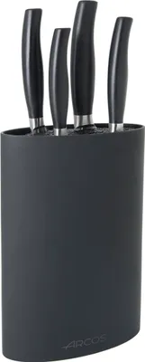 Produktbild von Arcos 4-tlg. Küchenmesser-Set Clear Series + Halterblock