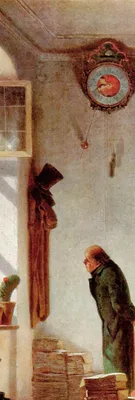 Produktbild von Carl Spitzweg Kunstdruck Bild - Der Kaktusliebhaber, 1850 (158 x 53 cm)