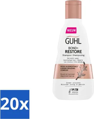 Produktbild von Guhl - Shampoo - Bond+ Restore - 250 ml - Vorteilspack - 20 Stücke