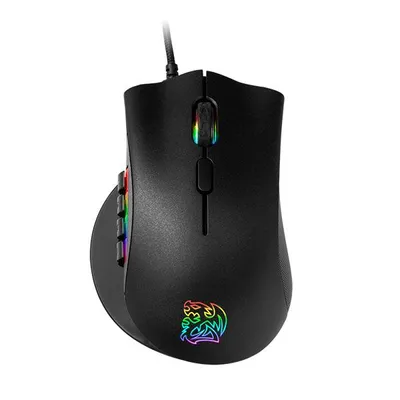 Produktbild von Thermaltake NEMESIS, rechts, Optisch, USB Typ-A, 12000 DPI, 0,5 ms, Schwarz