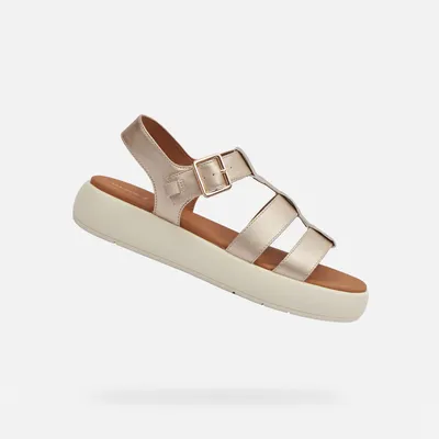 Produktbild von Geox Camalei Damen-Goldsandalen 39