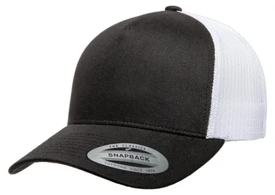 Produktbild von Flexfit - "Retro" Trucker Cap Zweifarbig TN1375 (Einheitsgröße) (Schwarz/Weiß)