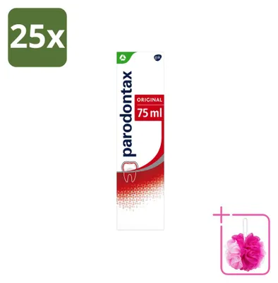 Image de 25 tubes de dentifrice Parodontax Original - 75 ml - Pack économique - 25 pièces