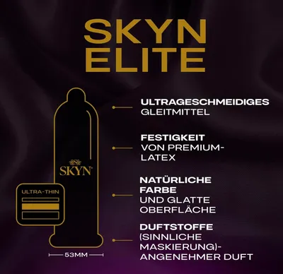 Produktbild von Unimil Skyn Feel Everything Elite Nicht-Latex-Kondome 20 Stk.