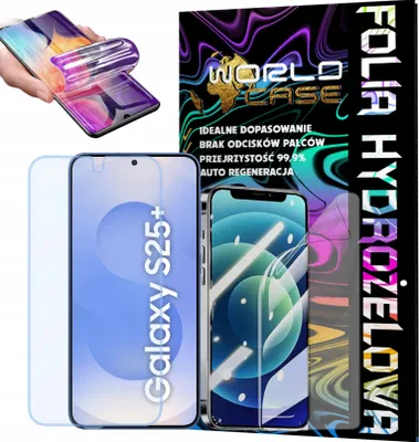 Zdjęcie produktu dla Folia Hydrożelowa Ochronna Do Samsung Galaxy S25 Plus Na Ekran Mocna