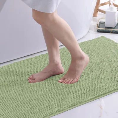 Zdjęcie produktu dla Solidchoice - Dywanik łazienkowy z mikrofibry, 60 x 120 cm, antypoślizgowy i chłonny