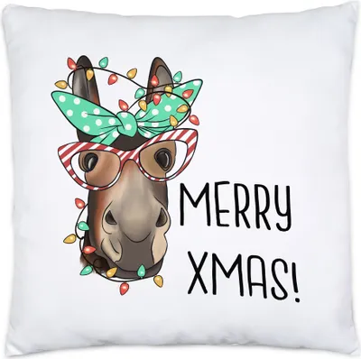 Produktbild von Merry Xmas Kissen Weihnachten Merry Christmas Frohe Weihnachten Weihnachtszeit Heilig Abend