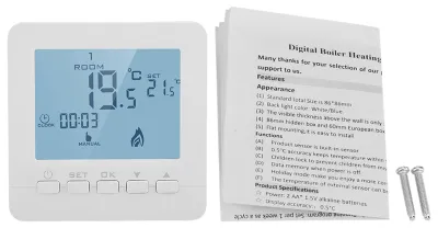 Immagine prodotto di Termostato digitale LCD con modalità vacanza per la regolazione della temperatura di Maison