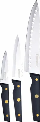 Produktbild von 3-teiliges Set. Messer aus Edelstahl Bergner Pro Reeco Bg41026dbl