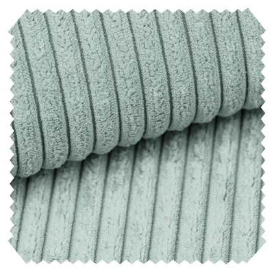 Produktbild von novely® PORTO - Polsterstoff in Breitcord-Optik - Ultraweicher Möbelstoff - Pflegeleichte Meterware 1 lfm - Farbe: 272 Grau-Mint