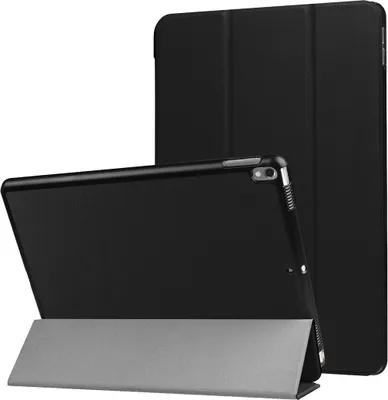 Produktbild von Mobigear Tri-Fold iPad Pro 10.5 Zoll (2017) Hülle Klapphülle - Schwarz