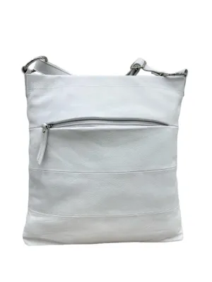 Produktbild von Cinino Ledertasche Umhängetasche Crossbody Bag C1152 Weiß