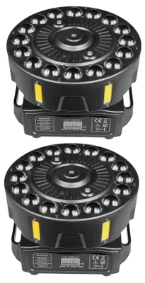 Immagine prodotto di Luce a testa mobile, effetti RGBW, controllo DMX, spina UE
