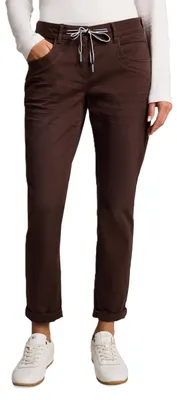 Produktbild von TOM TAILOR Damen Tapered Relaxed Hose mit Kordelzug