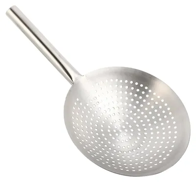 Schaumlöffel Edelstahl, feinmaschig, 28 cm, für Küche & Restaurant