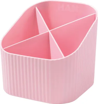 Immagine prodotto di HAN 17238-886 HAN Stiftehalter X-LOOP pastellrosa Kunststoff 4 Fächer 11,1 x 11,1 x 10,5 cm