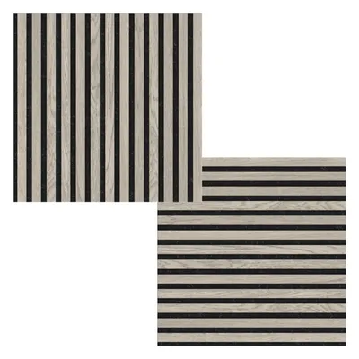 Immagine prodotto di FIBROTECH Akustikpaneel Square Grey Oak (graue Eiche, 520×520 mm, 0,27 m2)