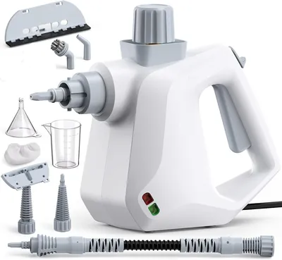 Produktbild von Tragbarer Dampfreiniger,Dampfreiniger für Zuhause,Mehrzweck-Dampfreiniger mit 9 Zubehörteilen für Teppiche,Vorhänge,Sofas,Küche,Badezimmer und mehr