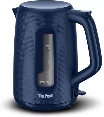 Produktbild von Tefal Morning Wasserkocher 1,7 L Blau mit Antikalkfilter KO2M0410