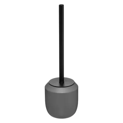 Produktbild von 5Five Toilettenburste mit Halter - rund - grau Polyresin - 39 cm