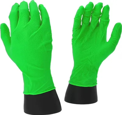Produktbild von COMPETITION Handschuhe Nitril, M, Box 10x50er Pack, grün